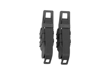 Porte 1 CHARGEUR RIGIDE PISTOLET SYSTEME MOLLE BLACK FMA X2