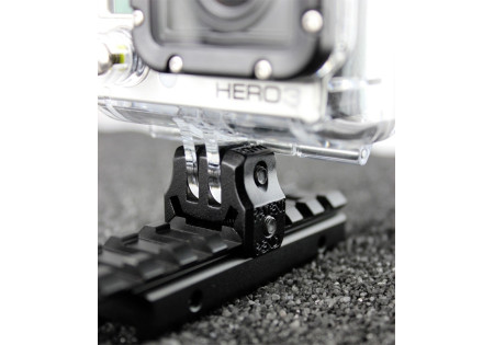 Support RAIL INCEPTION INVADER XL POUR CAMERA GOPRO