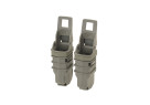 Porte 1 CHARGEUR RIGIDE PISTOLET SYSTEME MOLLE OLIVE FMA X2