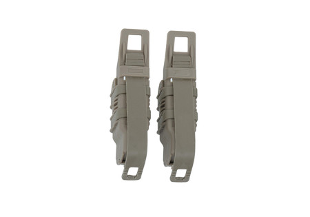 Porte 1 CHARGEUR RIGIDE PISTOLET SYSTEME MOLLE OLIVE FMA X2