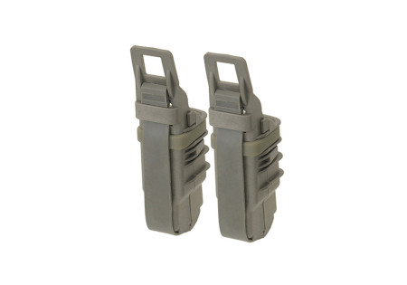 Porte 1 CHARGEUR RIGIDE PISTOLET SYSTEME MOLLE OLIVE FMA X2