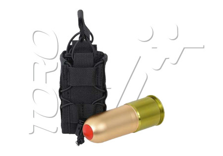 PORTE GRENADE et FUMIGENE EXTENSIBLE 40MM 55MM SYSTEME MOLLE BLACK