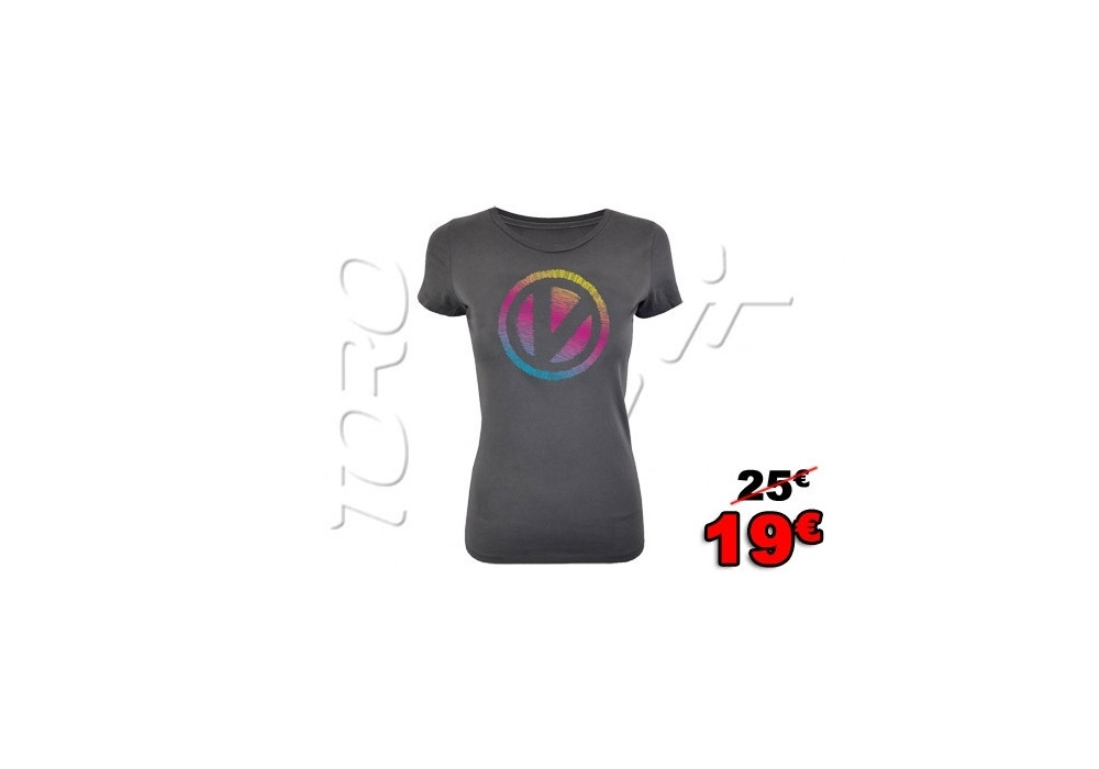 TEE SHIRTS VIRTUE FEMME V CHARCOAL