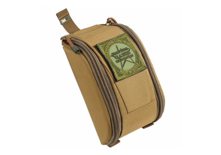 Pochette PORTE GRENADE X8 et FUMIGENE SYSTEME MOLLE TAG INNOVATION COYOTE