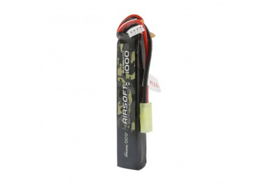 Batterie LIPO 11.1V 1000 mAh 25C 105x18x16mm 1 STICK MINI TAMIYA 2S1P GENS ACE