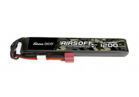 Batterie LIPO 11.1V 1200 mAh 25C 126x20x15mm 1 STICK T-DEAN GENS ACE