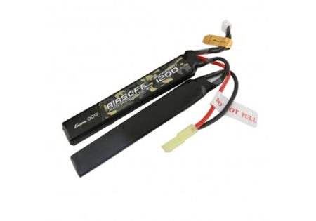 Batterie LIPO 11.1V 1200 mAh 25C 126x22x16m 2 STICK MINI TAMIYA GENS ACE