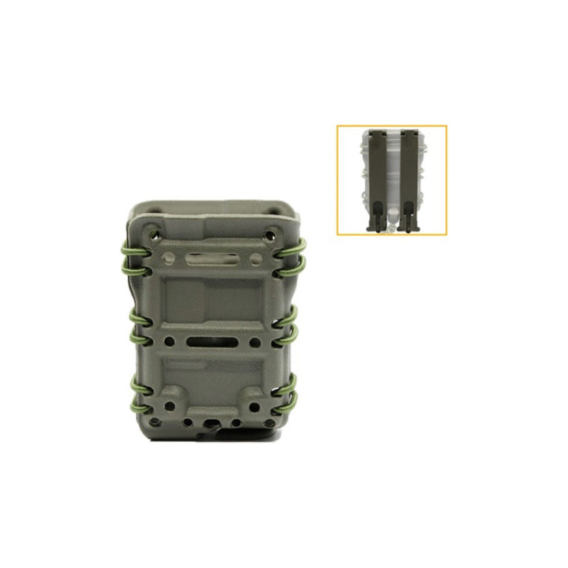 Porte 1 CHARGEUR RIGIDE EXTENSIBLE 5.56 (M4/M16) SYSTEM MOLLE OLIVE TACTICAL OPS