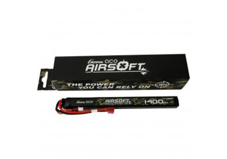 Batterie LIPO 11.1V 1400 mAh 25C 192x17x14mm 1 STICK T-DEAN GENS ACE