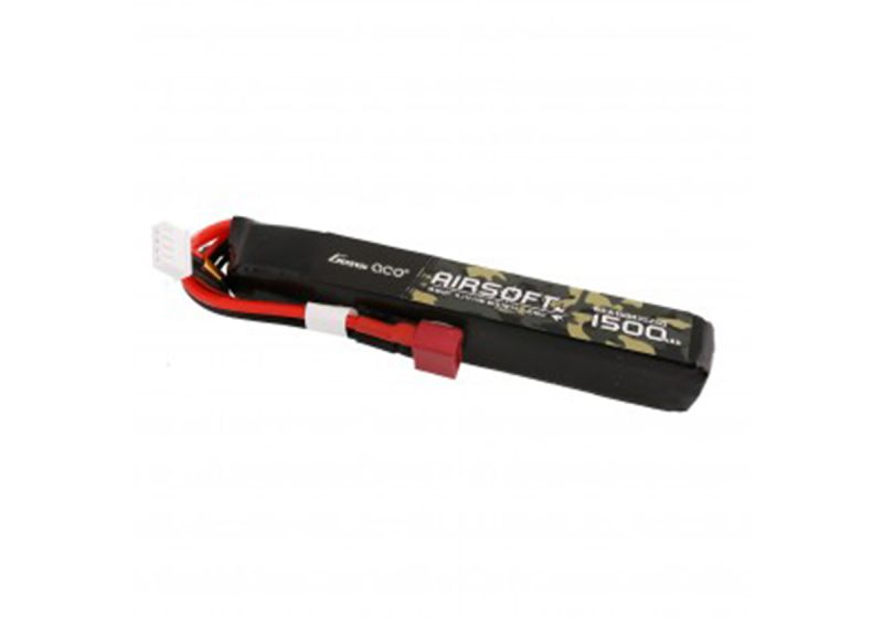 Batterie LIPO 11.1V 1500 mAh 25C 115x15x24mm 1 STICK T-DEAN 2S1P GENS ACE