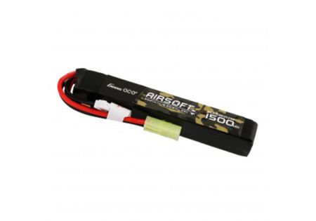 Batterie LIPO 11.1V 1500 mAh 25C 115x20x15mm 1 STICK MINI TAMIYA GENS ACE