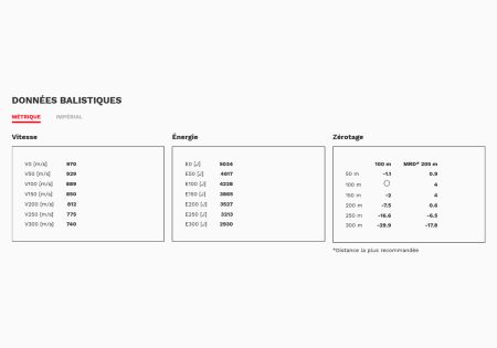 Cartouches CALIBRE 300 WIN MAG EXPRESS 165gr (10.7g) GECO X20 - Catégorie C