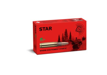 Cartouches CALIBRE 308 WIN STAR 165gr (10.7g) GECO X20 - Catégorie C