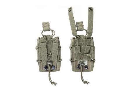 Porte 1 CHARGEUR UNIVERSEL M4/M16/AK47 OPEN TOP SYSTEME MOLLE MILTEC OLIVE