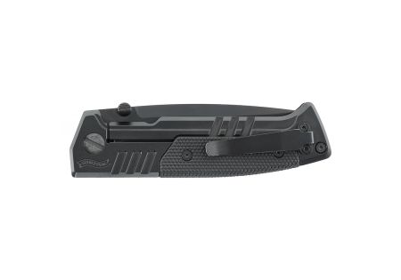 Couteau WALTHER PDP SPEARPOINT FOLDER STEEL FRAME BLACK UMAREX