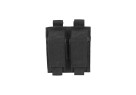 Porte 2 CHARGEURS PISTOLET UNIVERSEL SYSTEME MOLLE MILTEC BLACK