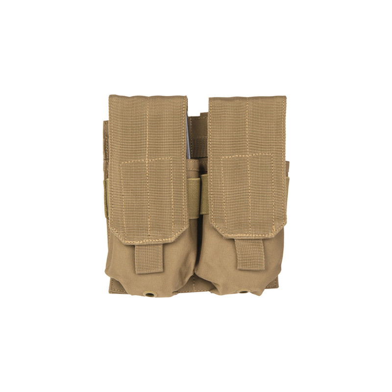 Porte 2 CHARGEURS TYPE M4/M16 SYSTEME MOLLE MILTEC TAN