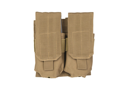 Porte 2 CHARGEURS TYPE M4/M16 SYSTEME MOLLE MILTEC TAN