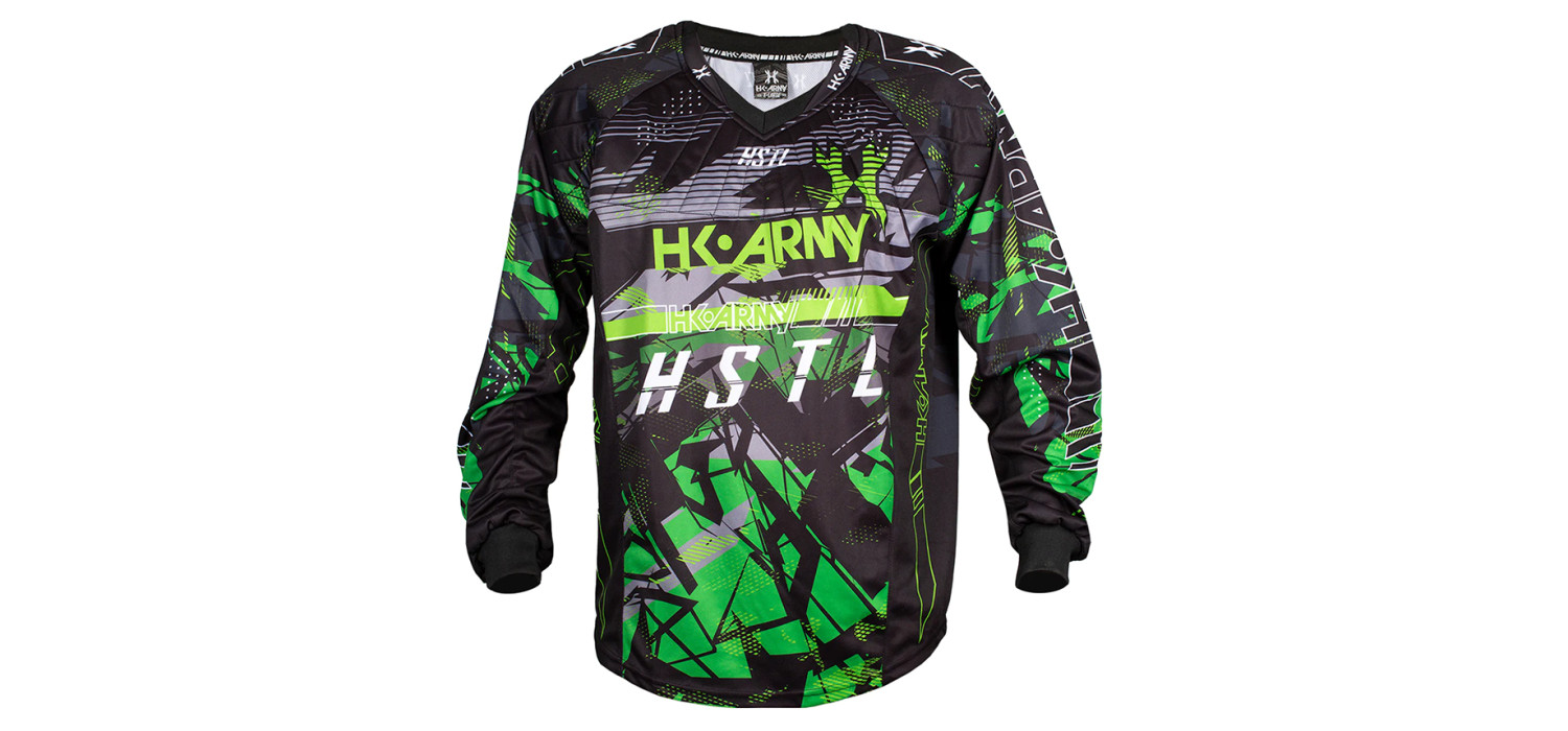 JERSEY HK ARMY HSTL LINE SLIME GREEN / BLACK