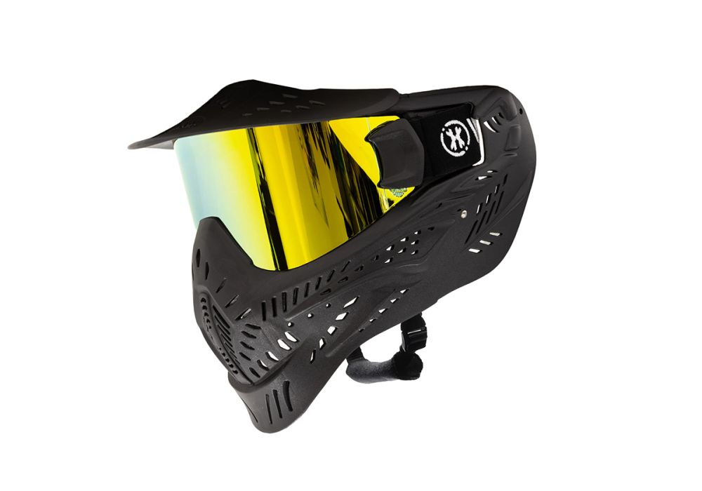 Masque HK ARMY HSTL BLACK ECRAN THERMAL HD GOLD