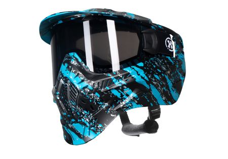 Masque HK ARMY HSTL FRACTURE BLACK/TURQUOISE ECRAN THERMAL SMOKE