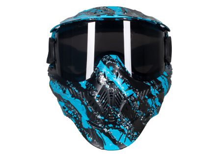 Masque HK ARMY HSTL FRACTURE BLACK/TURQUOISE ECRAN THERMAL SMOKE