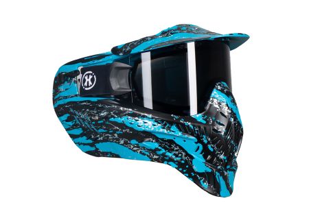 Masque HK ARMY HSTL FRACTURE BLACK/TURQUOISE ECRAN THERMAL SMOKE