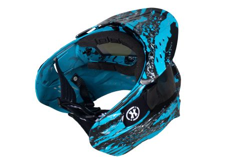 Masque HK ARMY HSTL FRACTURE BLACK/TURQUOISE ECRAN THERMAL SMOKE