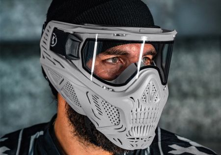 Masque HK ARMY SKULL HSTL GREY ECRAN THERMAL CLEAR