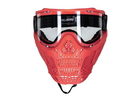 Masque HK ARMY SKULL HSTL RED ECRAN THERMAL CLEAR