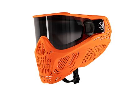 Masque HK ARMY SKULL HSTL NEON ORANGE ECRAN THERMAL SMOKE