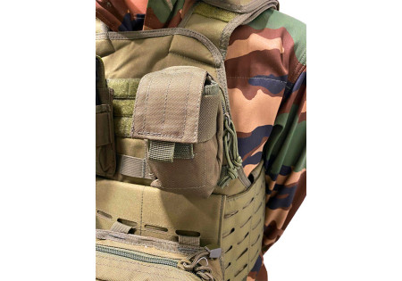 Poche MULTIFONCTION 7x13 cm SYSTEME MOLLE MILTEC TAN