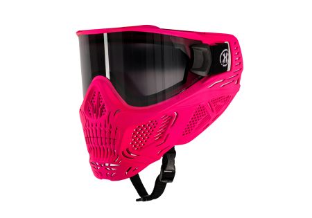 Masque HK ARMY SKULL HSTL NEON PINK ECRAN THERMAL SMOKE