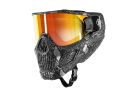 Masque HK ARMY SKULL HSTL SNAKE GREY ECRAN THERMAL HD FIRE RED