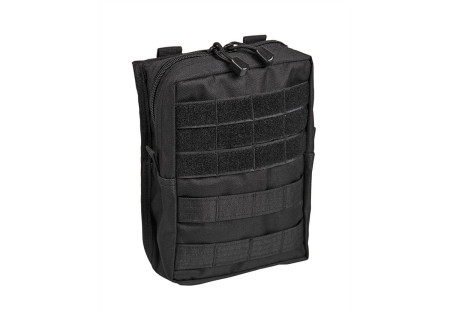 Poche TACTIQUE LARGE 19x23 cm SYSTEME MOLLE MILTEC BLACK