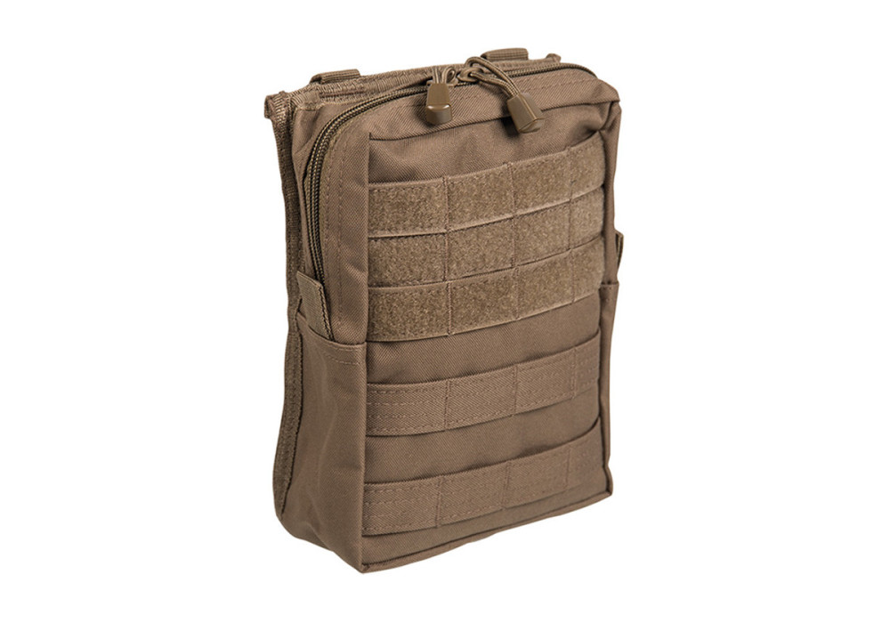 Poche TACTIQUE LARGE 19x23 cm SYSTEME MOLLE MILTEC TAN