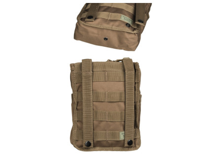 Poche TACTIQUE LARGE 19x23 cm SYSTEME MOLLE MILTEC TAN