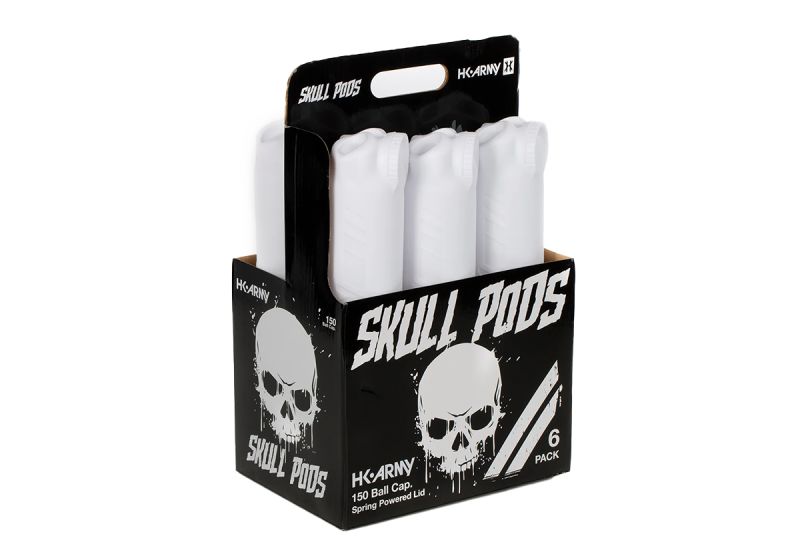 Pots HK ARMY SKULL 150 BILLES WHITE X6