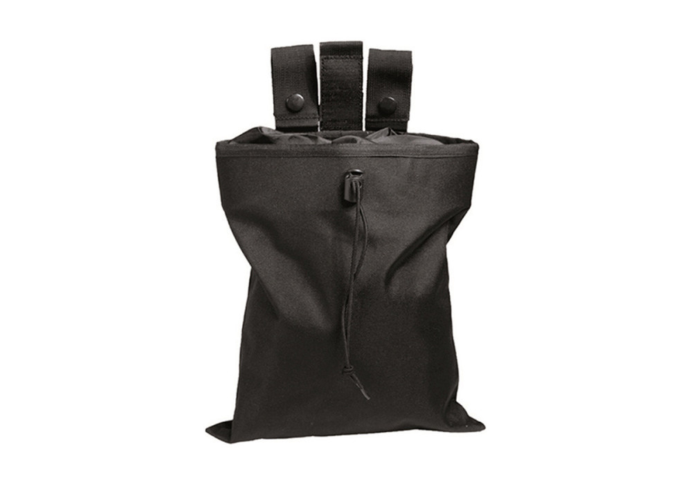 Poche DE RANGEMENT EMPTY SHELL ENROULABLE 29x24cm SYSTEME MOLLE MILTEC BLACK