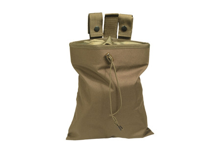 Poche DE RANGEMENT EMPTY SHELL ENROULABLE 29x24cm SYSTEME MOLLE MILTEC TAN