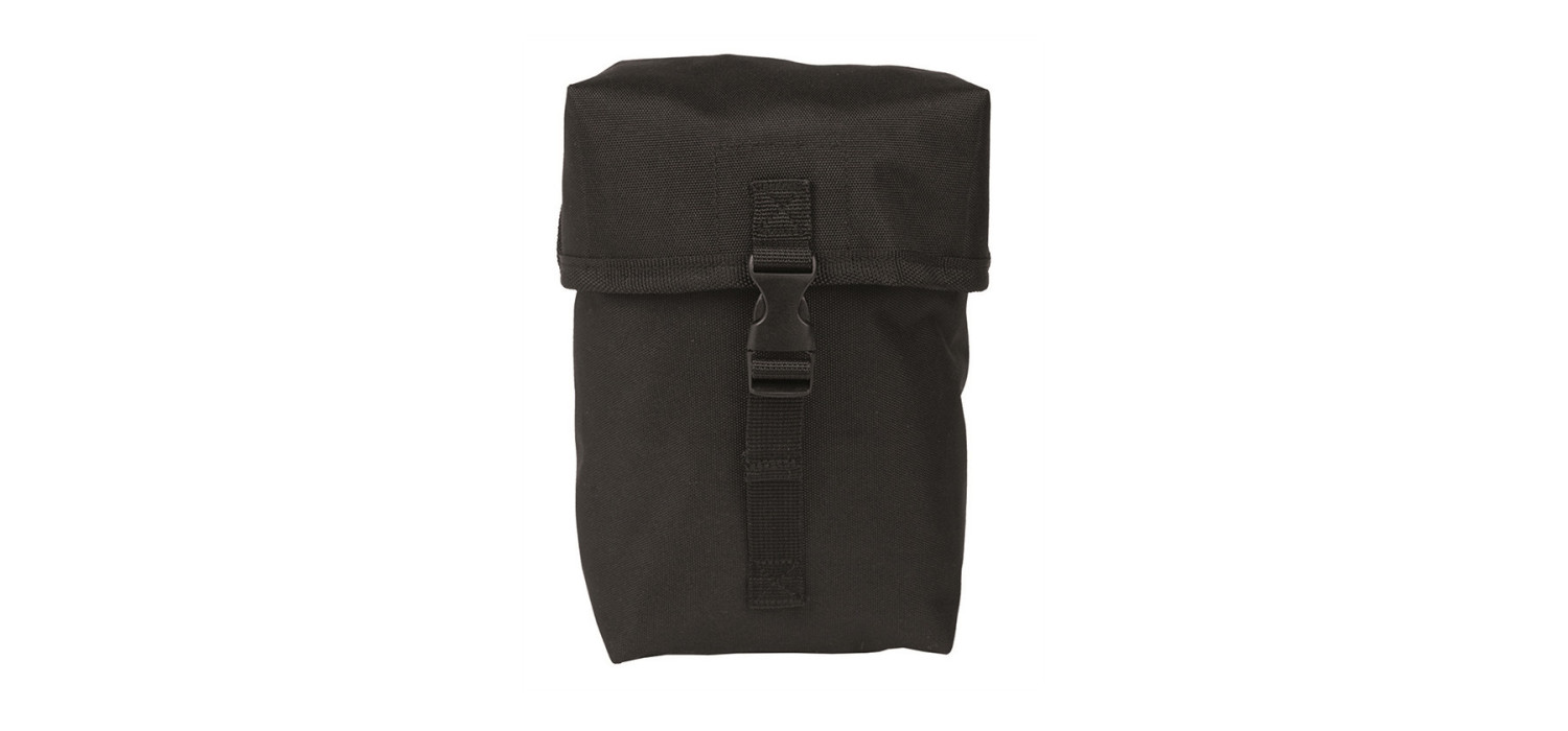 Poche DE RANGEMENT MULTI LARGE 16x10x21 cm SYSTEME MOLLE MILTEC BLACK