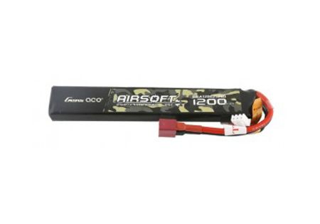 Batterie LIPO 7.4V 1200 mAh 25C 126x22x11mm 1 STICK T-DEAN GENS ACE