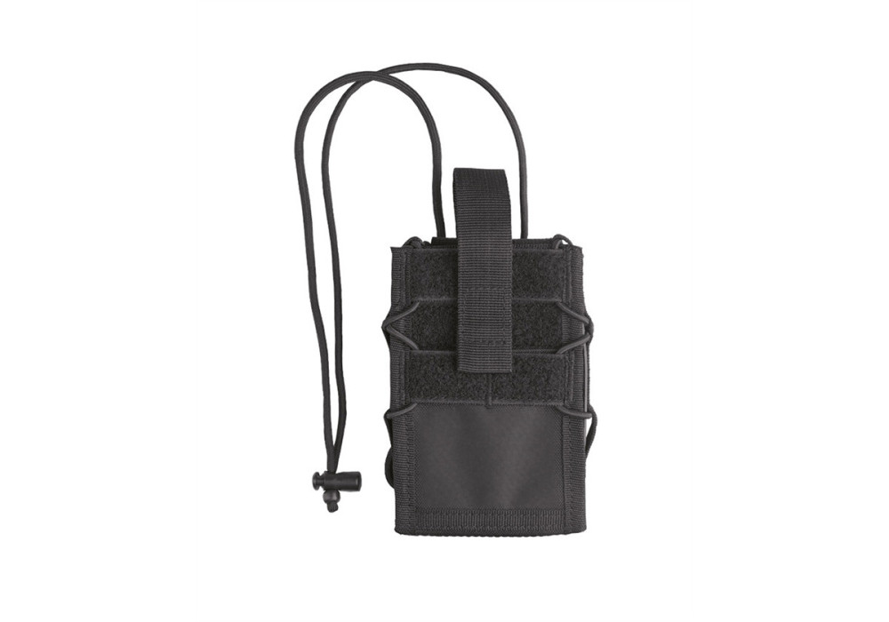 Poche TELEPHONE PORTABLE 15x9x2 cm SYSTEME MOLLE MILTEC BLACK