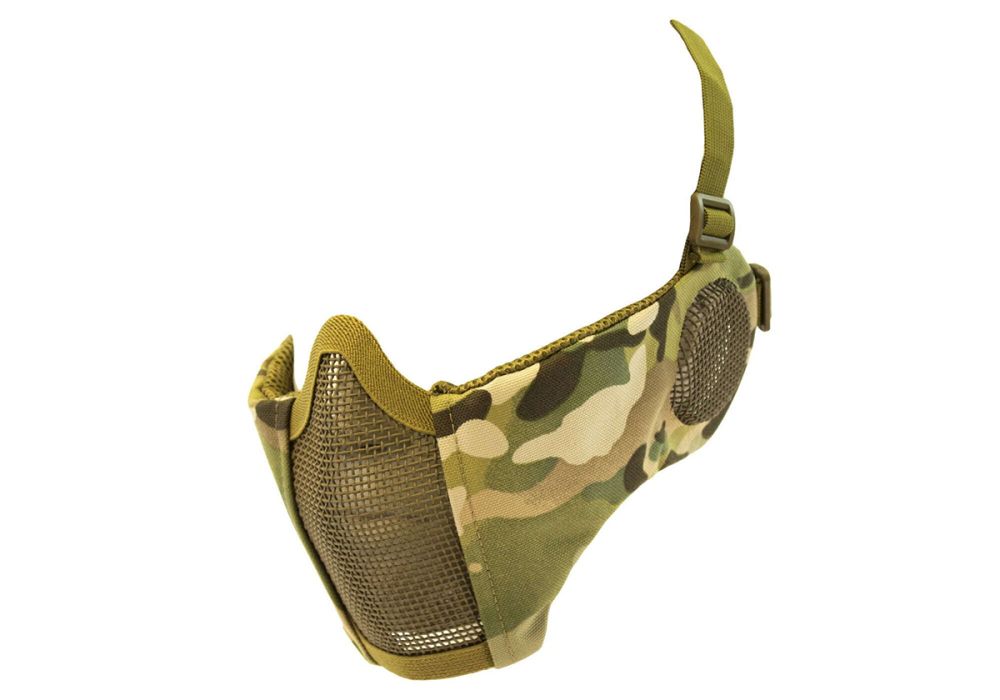 Grille de protection métal BAS DU VISAGE + OREILLES V3 NORMES CE CAMO NUPROL