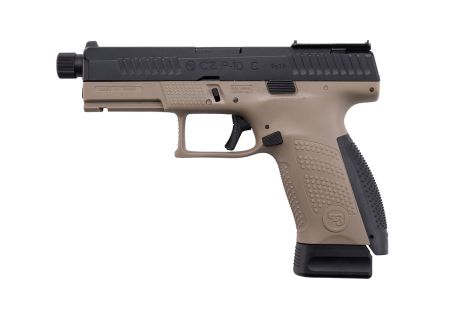 Pistolet CZ P10C OR-OT "Optic Ready" CO2 BLOWBACK FILETE BLACK/TAN ASG