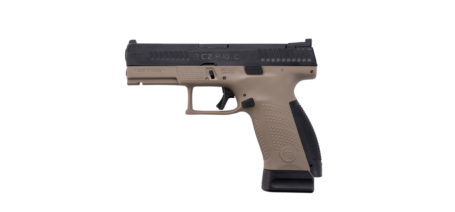 Pistolet CZ P10C CO2 BLOWBACK BLACK/TAN ASG