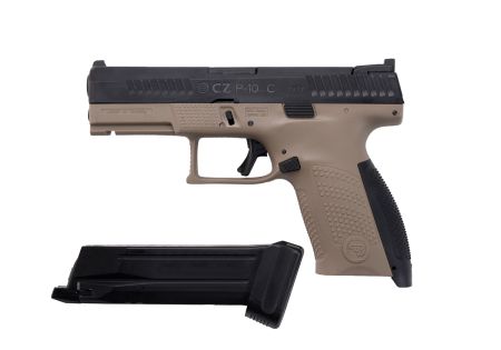 Pistolet CZ P10C CO2 BLOWBACK BLACK/TAN ASG