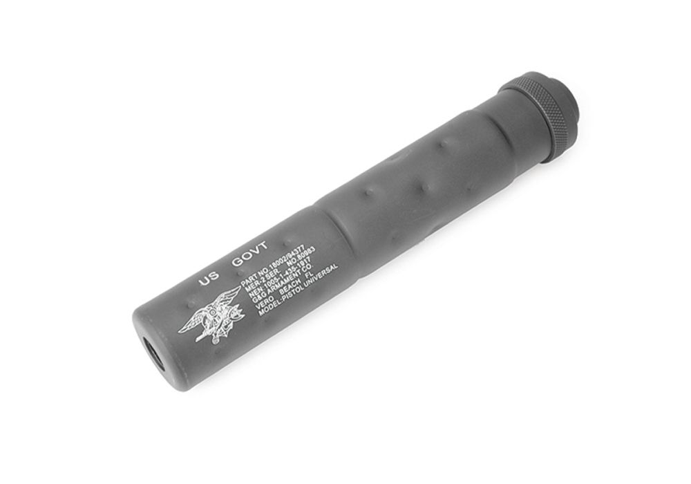 Silencieux SOCOM-S US GOV BLACK 14mm ANTI-HORAIRE G&G ARMAMENT