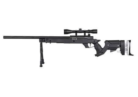 Fusil SNIPER SA-S13 EDGE TYPE M40A3 FN SPR SPRING + LUNETTE + BIPIED BLACK SPECNA ARMS