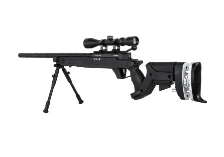 Fusil SNIPER SA-S13 EDGE TYPE M40A3 FN SPR SPRING + LUNETTE + BIPIED BLACK SPECNA ARMS